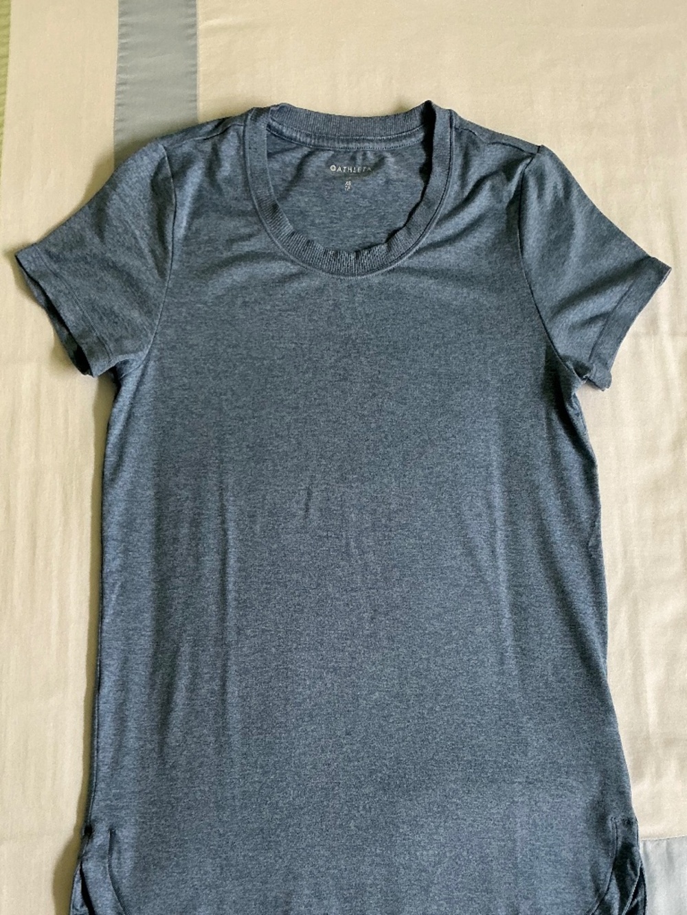 Athleta Uptempo Tee Blue XS